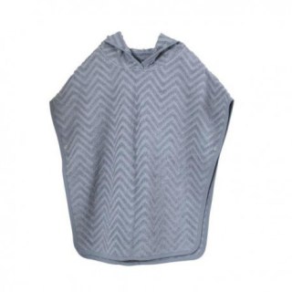 Filibabba poncho zigzag powder blue FILIBABBA