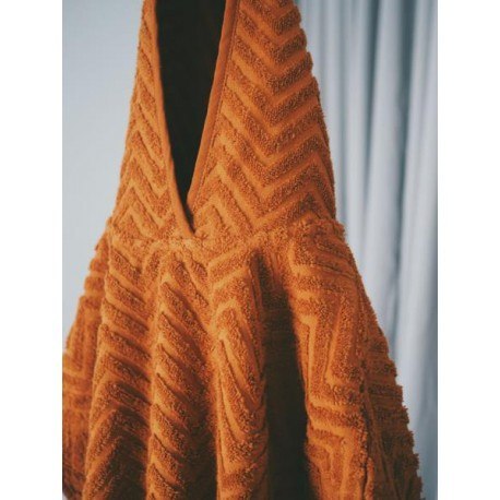 Filibabba poncho zigzag rust FILIBABBA