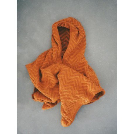 Filibabba poncho zigzag rust FILIBABBA