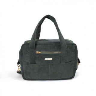 Filibabba torba nursing bag sztruks pine green FILIBABBA